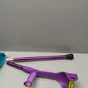 Forearm Crutches Pair Folding Forearm Crutches Anti-Drop Cuff Reduces The Hassle of Picking Up Forearm CrutchComfortable Grip and Wear-Resistant, Non-Slip Forearm Crutches (Violet)