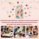 Magnetic Magnet Kids Reward Incentive Jar, Star Jar Reward Classroom & Home Behavior Management System Tool for Kids Boys & Girls Potty Training Chores Good Habits