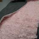 6x9 Fluffy Pink Area Rug - Soft Cute Shag Fuzzy Rug for Bedroom - Anti-Skid Living Room Girls Rug Pink Home Decor (9' x 6' (Rectangular))