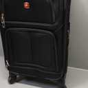 SwissGear Sion Softside Expandable Luggage, Black, Carry-On 21-Inch