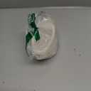 Macrame Makeup Brush Holder Organizer Cotton Rope Mini Storage Baskets Set of 1 Boho Home Decor Containers for Brushes Pens and Small Items (White)