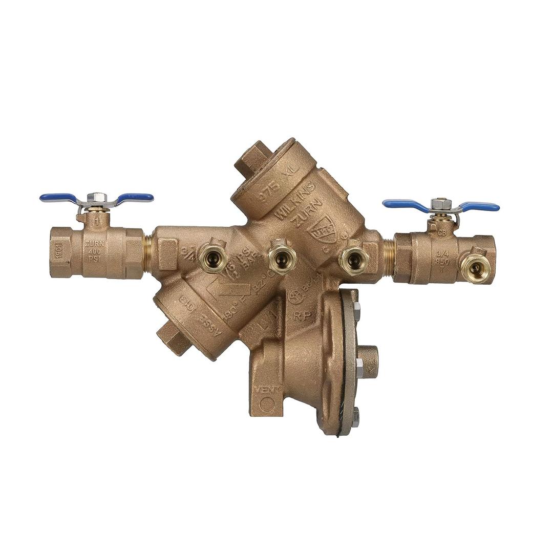 Zurn Wilkins 34-975XL 3/4" 975XL Reduced Pressure Principle Backflow Preventer (0.75 Inch)