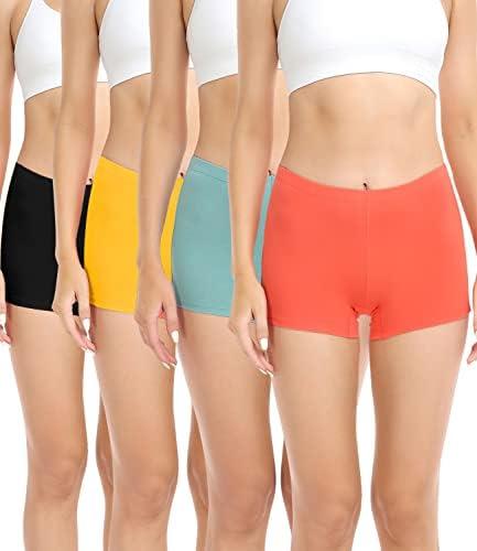 wirarpa Women's Boyshorts Panties Cotton Boxer Briefs for Ladies Underwear Shorts with Cotton Crotch 4 Pack S wirarpa Women's Boyshorts Panties Cotton Boxer Briefs for Ladies Underwear Shorts with Cotton Crotch 4 Pack S