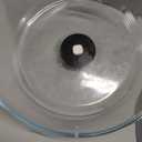 2 in 1, Tall Glass Microwave Splatter Cover for Food & Microwave Place Mat, Plate Splatter Guard Lid with Silicone Handle Knob, Cookware & Bakeware Serving Dish Cover, Food Grade, No Plastic, 10in