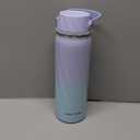 HEYTRIP Portable Breastmilk Cooler - 20oz Stainless Steel Milk Chiller Bottle for Travel & Work | Reusable Breastmilk Storage Container, 36+ Hour Cooling, TSA Approved | Violet Aurora