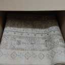 Zesthome 8x10 Area Rugs for Living Room,Non-Slip Backing Washable Rugs,Vintage Large Area RugStain Resistant Home Decor Rug (Cream/Beige)