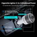 Starlink Mini Car Adapter, 3-in-1 Car Charger for Starlink Mini, 12V to 24V DC Step Up Converter with Dual USB Ports, Cigarette Lighter Adapter for Starlink Mini Power Supply,Ideal for RV,Boat,Trailer
