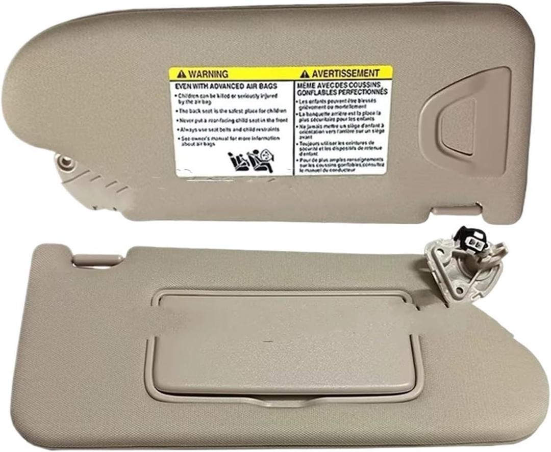 Car Sun Visor Grey Beige Left Right Driver Passenger Side 96400-3TA2A for Nissan for Altima 2013 2014 2015 2016 2017 2018 96401-3TA2A