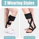 Medical AFO Foot Drop Brace Ankle Foot Orthosis Drop Foot Stabilizer Support for Walking with Shoe for Men and Women for Stroke, MS, Hemiplegia Foot Drop, ALS (XL-Left)