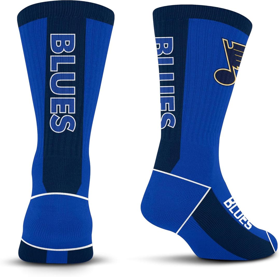 For Bare Feet Unisex Kid's NHL MVP Crew Sock Youth (One Size, Seattle Kraken)