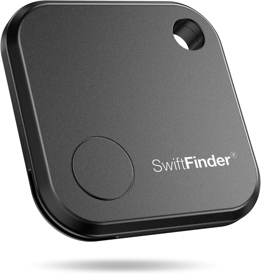 2 x Keys and Phone Finder, Bluetooth Tracker Locator for Keys, Bags, Wallets and More, Up to 300 ft Range, Replaceable Battery, Water-Resistant, iOS and Android Compatible, 1 Pack