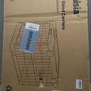 ZOMISIA Collapsible Dog Crate for Medium Dogs - 28" L Foldable Dog Kennel No Tools Required with 4 Sides Steel Cage for Dogs Indoor, Portable Carrier with 2 Smooth Wheels for Travel (28.66 x 19.17 x 22.17 In, Beige)