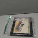 Black 8x10 Picture Frames  Solid Wood with High Definition Glass, Perfect for Tabletop or Wall Hanging  Ideal for Dad, Grandpa, Father's Gifts