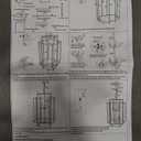 10-Light Black Chandelier, 30" Foyer Chandeliers for High Ceilings, 2-Tier Foyer Lighting Fixtures, Lantern Pendant Light Fixture Farmhouse Chandelier for Entryway Staircase Dining Room Living Room