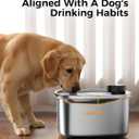 10L Dog Water Fountain, 304 Stainless Wireless Pet Fountain | 10L wireless dog water bowl for large dogs&cats, sensor flow, quiet , 4000mAh battery, 15-25 day runtime and 8 filter set