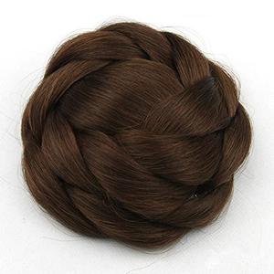 Synthentic Hair Bun Donut Braided Hair Chignon Hairpieces Accessories Large Size for Women
