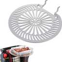 Dreyoo Cooker Plate Grill Attachment, Only Compatible with Mr. Heater MH9BX, Portable Heater Cooking Grate, Warmer Plate Accessory for Heating up Meal, Round Hollow Design, 304 Stainless Steel
