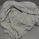 YnM Exclusive Cooling Duvet Cover for Weighted Blankets with 16 Strings (Light Grey, 60"x80")