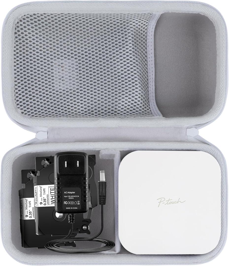 Lebakort Storage Case Compatible with Brother P-Touch Cube Color PTP300BT Smartphone Label Maker