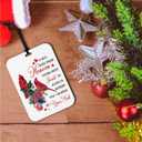 4 Pcs Cardinal Christmas Car Air Freshener Cardinal Memorial Air Freshener for Cars Hanging Memorial Christmas Car Accessories Decor Decorations Gifts for Women