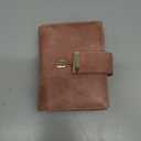 Small Wallets for Women Rfid Blocking Leather Bifold Credit Card Holder Ladies Wallet Zipper Pocket with ID Window
