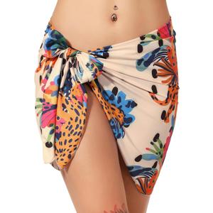 Rossopesca Women Beach Sarong Cover Up Bathing Suit Swimsuit Colorful Bikini Pareo Wraps for Women