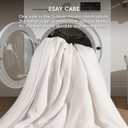 PHF 100% Cotton Muslin Duvet Cover Queen Size, 3-Layer Guaze Ultra Soft Breathable Textured Linen Like, 3pcs Bedding Comforter Cover Set for All Season, Duvet Set with 2 Pillow Shams, 90"x90", White