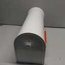BlissBoard White Mailboxes for Outside Post Mount, Galvanized Steel Metal Mailbox, Standard Size, 20 x 8.7 x 6.7 Inches