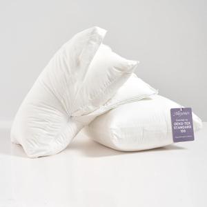 Firm Cooling Pillows Standard/Queen Size Set of 2-Hotel Luxury-Adjustable Firmness and Support for Stomach and Side Sleepers-Hypoallergenic Down Alternative-Soft Cotton Cover-Oeko-TEX Certified