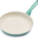 GreenPan Rio Healthy Ceramic Nonstick 10" Frying Pan Skillet, PFAS-Free, Dishwasher Safe, Turquoise
