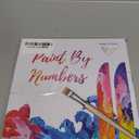 Black Dog Paint by Number, Black Lab Paint by Numbers Kit for Adults, Dog Starry Sky Canvas Wall Art, Labrador Acrylic Painting, Dogs Poster Home Wall Decor - Animals(16x20inch, No Frame)