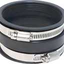 F02-2103 Flexible Coupler - 3" Flexible Coupler for RV and Camper Drainage Systems