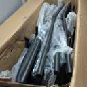 GarveeHome Bar Stools Set of 4, 26 inches Height Bar Stools with Back & Thick Cushion,Upholstered Counter Height Bar Stools with Footrest for Kitchen Island,Black