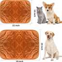 NAMOTEK Self-Warming Cat Bed Indoor/Outdoor Super Soft Self Heating Pet Mat Washable Thermal Pad for Cat & Dog 21x16 inch
