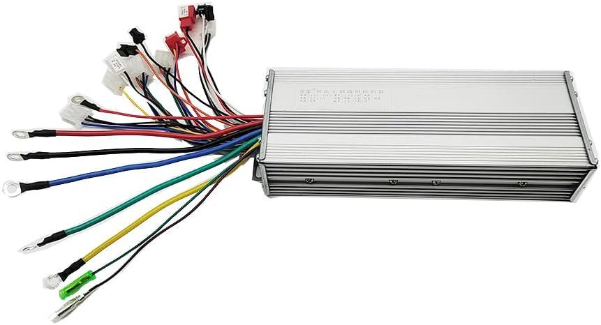 Electric Bicycle Scooter e-Bike Brushless DC Motor Controller 48V 60V 64V 1500W 45A