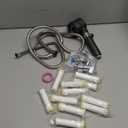 HOTIMO Filtered Shower Head with Handheld  High Pressure 3 Spray Modes Showerhead with Filters, 12 Replaceable Water Softener Filters for Hard Water | Ion Shower Drops Head with 75" AntiBurst Hose