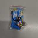 2 x 5Pcs 0.4in/10mm Diameter Cute Silicone Straw Covers Cap for Stanley Cup, Dust-Proof Drinking Straw Reusable Straw Tips Lids. (Jerry & Smurf Family)