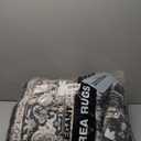 RUUGME Washable 8x10 Area Rugs - Large Rugs for Living Room Stain Resistant Carpet Vintage Rugs for Bedroom with Non Slip Backing Home Decor Floor Decoration Mat (8x10 Black) (8' x 10' (Rectangular), Black)