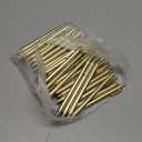 Sayglossy 50 Pcs Gold Slim Ballpoint Pens Bulk Golden Retractable Black Ink Medium Point (0.5mm) Plastic Writing Ballpoint Pen for Wedding Bridal Shower Party Favors Guest Office (Classic Style)