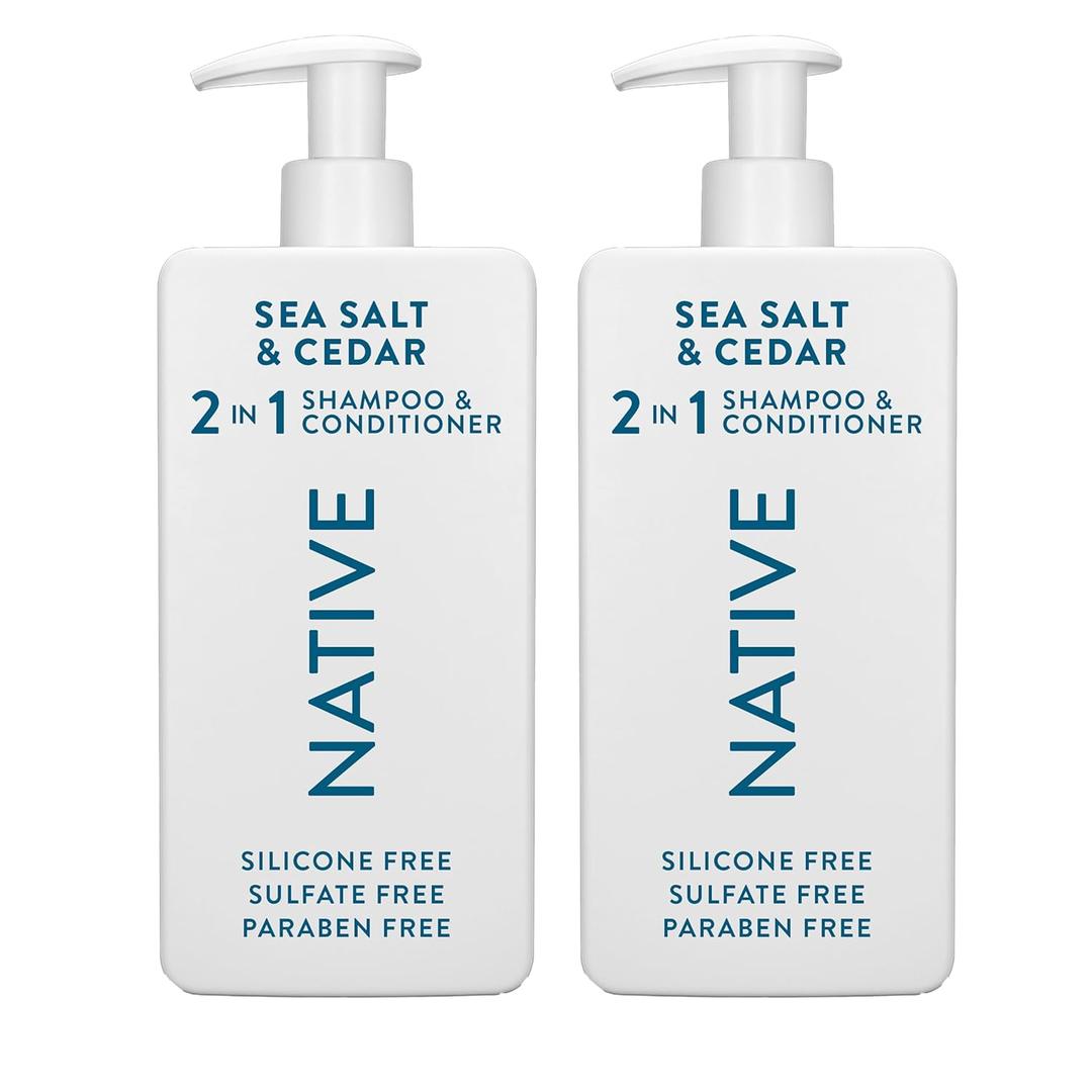 Native Sea Salt & Cedar 2N1 Shampoo & Conditioner Set 16.5 fl oz