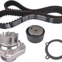 Engine Timing Belt Water Pump Kit Replacement for 2012-2017 Fiat 500 500L Dodge Dart 68291913AA 4893386AA