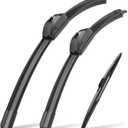 Windshield Wiper Blades Replacement for
Ford Edge Lincoln MKX 2007-2014 All-Season OEM Quality 3 Pack 26"+20"+14"
