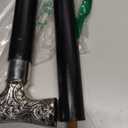 Antique Brass Walking Stick Deluxe Walking Cane Beautiful Brass Silver Handle Walking Stick for Men and Women Gift