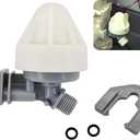 7187065 7253808 Water Softener Nozzle and Venturi Assembly Compatible with 7214969, 7165704, 7238450 and WS15X10027 WS15X10046