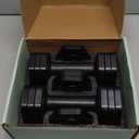 Adjustable Dumbbell Set, 4 in 1 Free Weights Dumbbells Set for Women, Weights for Women at Home, 2lb 3lb 4lb 5lb with TPU Soft Rubber Handle for Home Gym Exercise Training (Black)