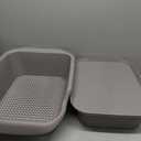 Mr. Catman Mr Catman Wood & Pine Pellet Cat Sifting Litter Box Kitty Litter System, Sifter Pan & Extra-Large 7-Day Waste Storage Tray - Less Tracking, Easy Clean, Non-Stick, Odor Control, Anti-Leakage