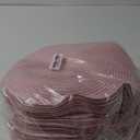 Buryeah 12 Inch Christmas Round Placemats Wedding Circle Woven Placemats Boho Decor Washable Dining Table Mats Tablescape Hosting Friends for Birthday Dinner Parties(Pink,48 Pieces)