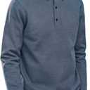 Men's Polo Sweater Fashion Collar Casual Sweater (Large)