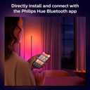 Philips Hue Indoor 6-Foot Smart LED Light Strip Base Kit with Plug - Flowing Multicolor Effect - 1 Pack - Control with Hue App - Compatible with Alexa, Google Assistant and Apple HomeKit