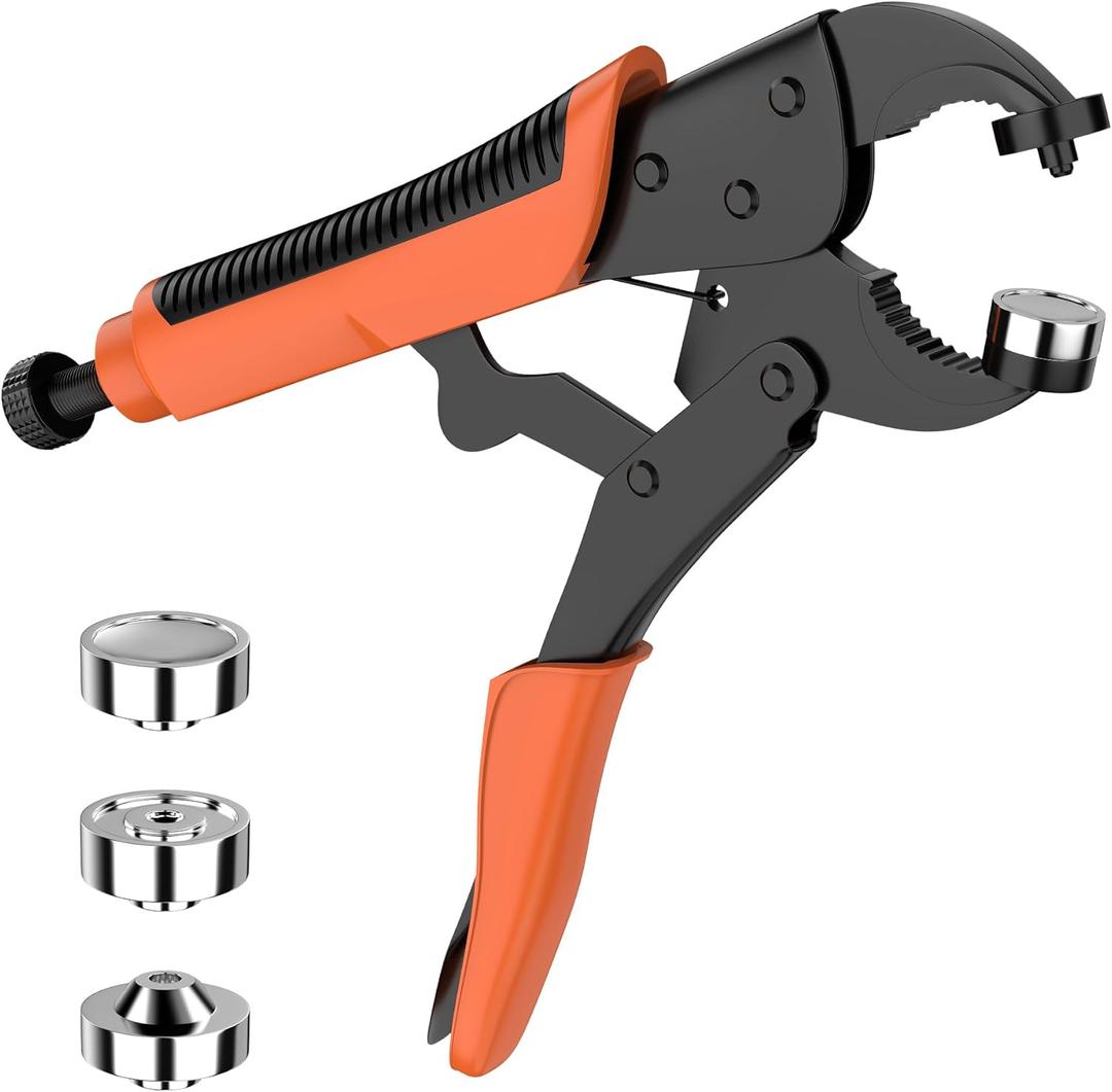 Heavy Duty Snap Fastener Tool for Rv Enthusiasts, Boat Owners, DIY Enthusiasts, Used in Boat Cover Installation, Camper, Rv, Sun Room, DIY Handicraft, Etc.